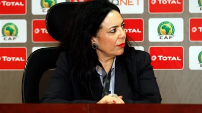 إيناس مظهر منسقة إعلامية لـ مباراة المصري والهلال
