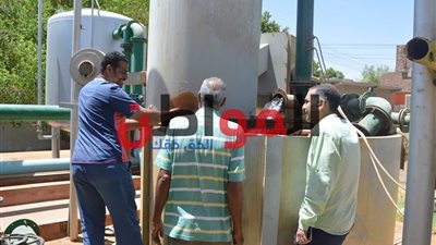 استكمال خطة صيانة وتشغيل آبار الشرب بمركز الخارجة 