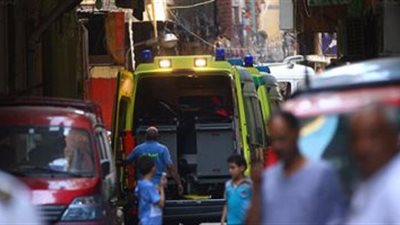حادث إنقلاب سيارة يسفر عن إصابة 5 أفراد من أسرة واحدة بـ طريق بورسعيد الإسماعيلية