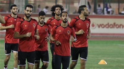 مران خفيف لـ الأهلي في برج العرب