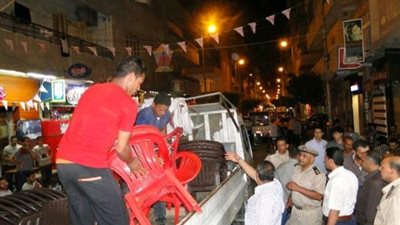 إزالة 269 حالة إشغالات ثابتة ومتحركة بالبحيرة في رابع أيام عيد الأضحى 2018