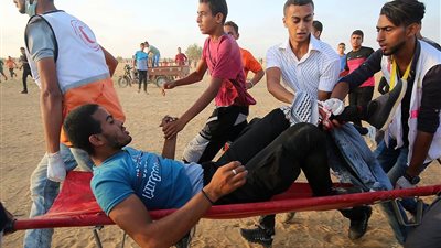 الصحة الفلسطينية: 189 إصابة في جمعة الوفاء للطوقم الطبية والإعلامية