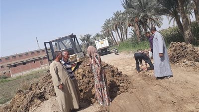 صور.. بدء العمل بطريق 