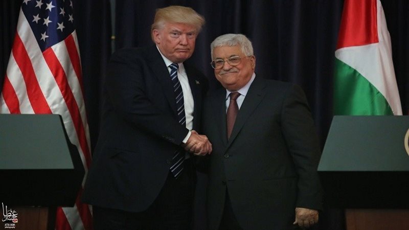 أبو مازن وترامب