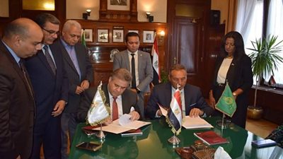 صور.. بروتوكول تعاون بين جامعة بنها وبنك مصر لـ 