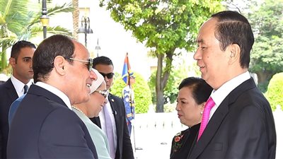 الرئيس السيسي يؤكد: مجالي التجارة والاستثمار في صدارة التعاون بين مصر وفيتنام