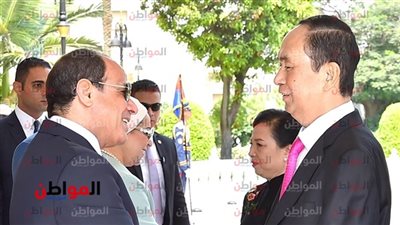 السيسي يؤكد على توطيد أواصر العلاقات الأخوية بين مصر وفيتنام 