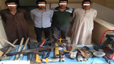 الأمن العام ينجح في ضبط عصابة سرقة المشغولات الذهبية بـ الجيزة
