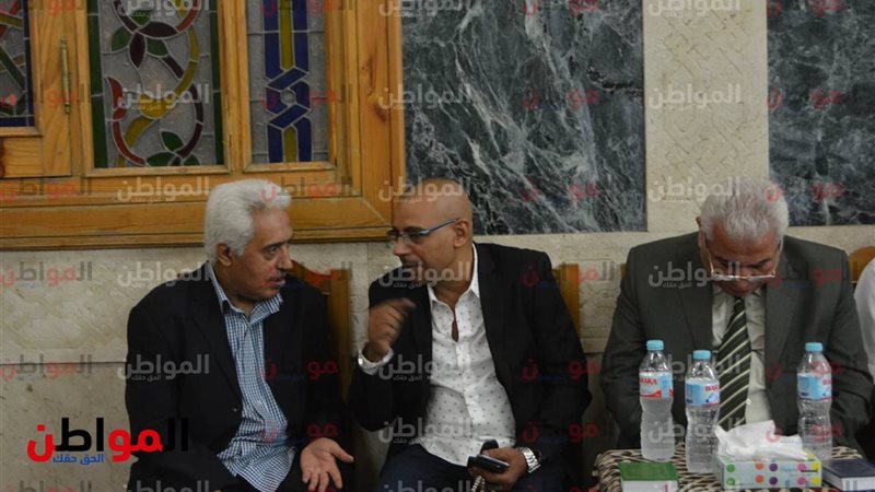 عزاء شقيق عصام كامل