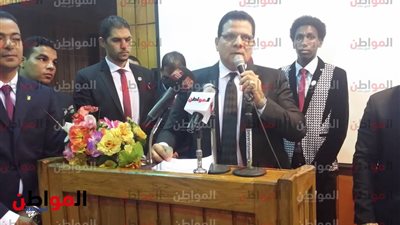 صور.. أحمد الشريف: الرئيس السيسي أول من وجه بتمكين الشباب