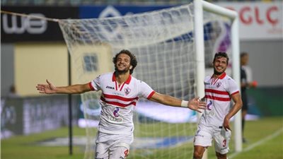 الزمالك يتقدم بثنائية على إنبي في الشوط الأول
