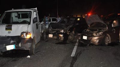 مصرع شخص فى حادث تصادم بطريق شبرا - بنها 