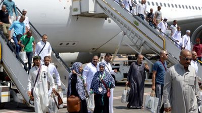 وصول بعثة حج القوات المسلحة إلى أراضي الوطن
