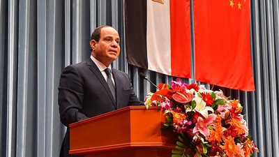 الرئيس السيسي: مصر والصين لهما دورًا رياديًا في مجالات السلم والأمن