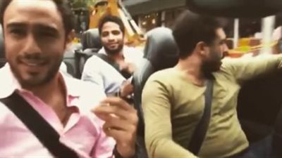 شاهد| رامى عاشور يشعل شوارع  نيويورك بـ