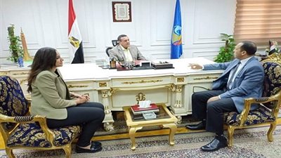 محافظ البحيرة يستقبل رئيس جامعة دمنهور لدفع عجلة التنمية بـ المحافظة