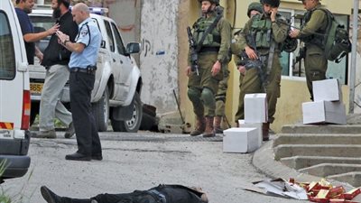 استشهاد فلسطيني برصاص قوات الاحتلال بزعم تنفيذ عملة طعن