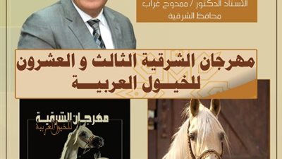 محافظة الشرقية تستعد لبدء فعاليات مهرجان الشرقية للخيول العربية في دورته الـ ٢٣