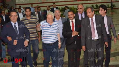 صور.. مرتضى منصور يحضر حفل ختام دورة حزب مستقبل مصر