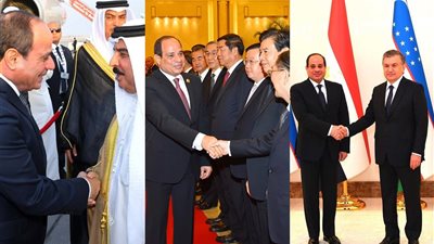 السيسي في أسبوع.. لقاءات ومباحثات واتفاقيات .. 3 جولات خارجية حددت ملامح مستقبل الدولة المصرية .. والرئيس يبشر المصريين