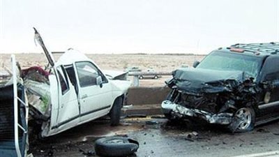 مصرع 3 أشخاص إثر حادث تصادم بالإسماعيلية	