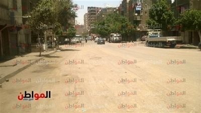 خلو شوارع عين شمس منتصف اليوم الجمعة
