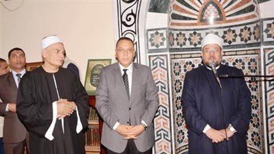  بتكلفة 2 مليون .. وزير الأوقاف ومحافظ الشرقية يفتتحان مسجد الحصة