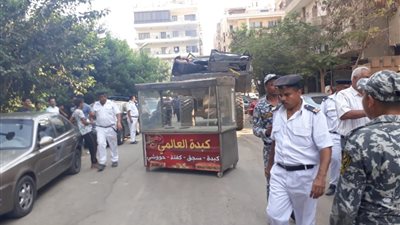 حملة موسعة بحى شرق مدينة نصر لإزالة التعديات والمخالفات