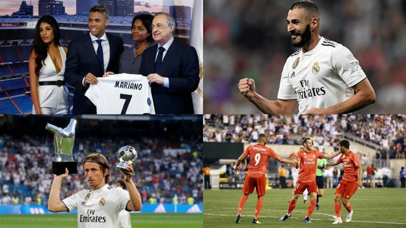 لاعبي ريال مدريد