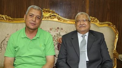 صور.. محافظ المنوفية يستقبل رجل الأعمال محمود العربي 