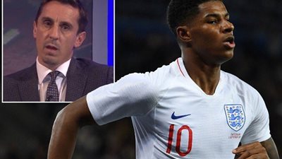 جاري نيفيل: على ماركوس راشفورد أن يثبت نفسه في مركز واحد فقط
