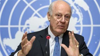 عاجل.. بدء اجتماع دي ميستورا مع ممثلين من أمريكا ومصر والسبب 