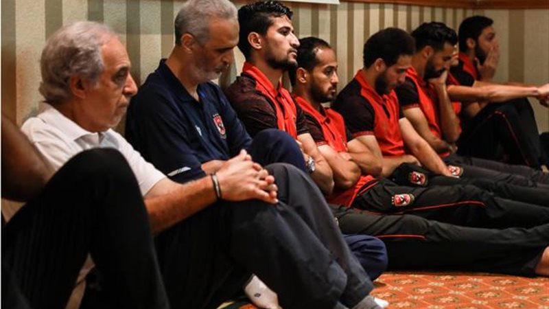بعثة الاهلى تؤدي