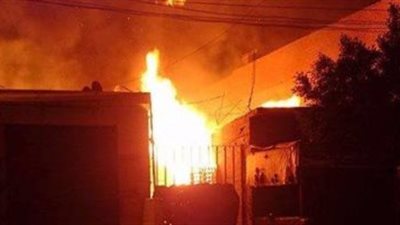 الحماية المدنية تنجح فى السيطرة على حريق داخل مخزن بـ الشرابية