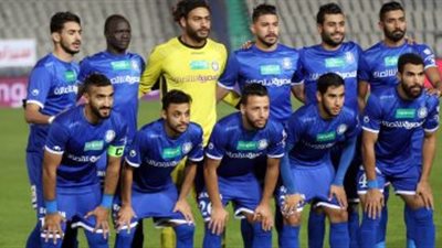 سموحة يختتم تدريباته بتقسيمة في منتصف الملعب