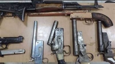 ضبط 7 اسلحة نارية وذخائر في حملة أمنية بـ البحيرة 