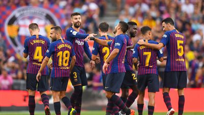 إنفوجراف.. إحصائيات برشلونة ضد الأندية الهولندية 