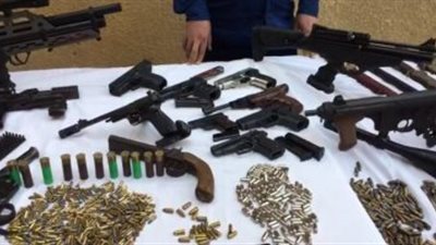 ضبط مواد مخدرة متنوعة وأسلحة نارية  قبل ترويجها بالغربية