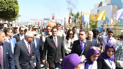 افتتاح مدرسة علي المغربي الاعدادية برشيد في العيد القومي لمحافظة البحيرة 