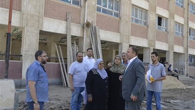 رئيس مدينة كفر الشيخ يتابع استعدادات المدارس للعام الدراسي