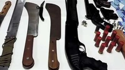 ضبط 5 عاطلين بأسلحة بيضاء في حملة أمنية بالإسماعيلية 