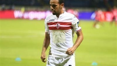 حازم إمام يخضع لتدريبات تأهيليه علي هامش مران اليوم