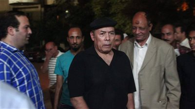 وصول الفنان أحمد ماهر عزاء النجم الراحل جميل راتب