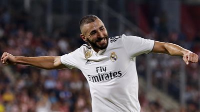 بنزيما يقود هجوم ريال مدريد أمام إسبانيول  