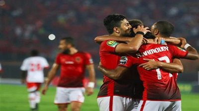  الأهلي يضرب حوريا الغيني بثلاثية بعد مرور 75 دقيقة