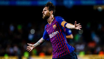 ميسي يقود هجوم برشلونة ضد جيرونا بالليجا
