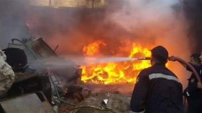 اندلاع حريق في حظيرة بالمنوفية  وأخر في شقة سكنية بأبو النمرس