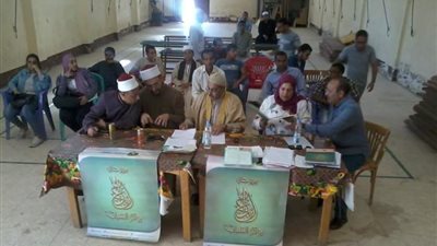 صور.. إجراء التصفيات النهائية لمسابقة التواشيح الدينية والترانيم بالشباب والرياضة ببني سويف 