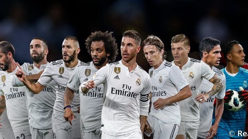 لاعبي ريال مدريد