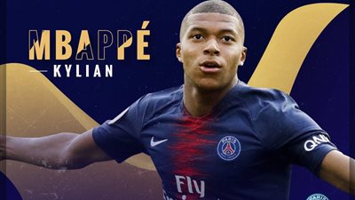 مبابي لاعب الشهر في الدوري الفرنسي